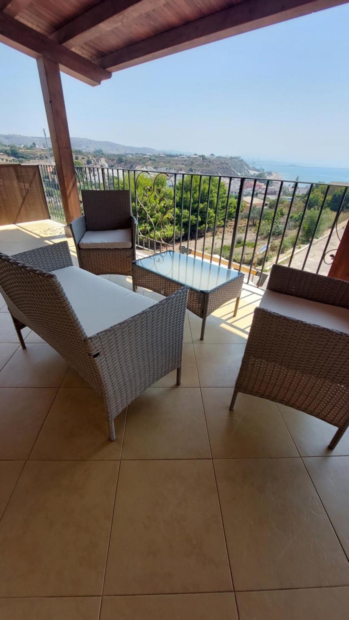 Nuovo Apt In Villa Full Optional Con Piscina E Veranda Vista Mare A 500 Mt Dalla Spiaggia Della Scala Realmonte Dış mekan fotoğraf