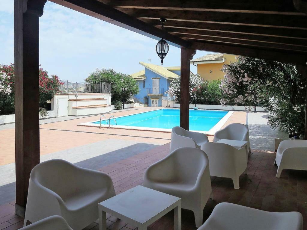 Nuovo Apt In Villa Full Optional Con Piscina E Veranda Vista Mare A 500 Mt Dalla Spiaggia Della Scala Realmonte Dış mekan fotoğraf