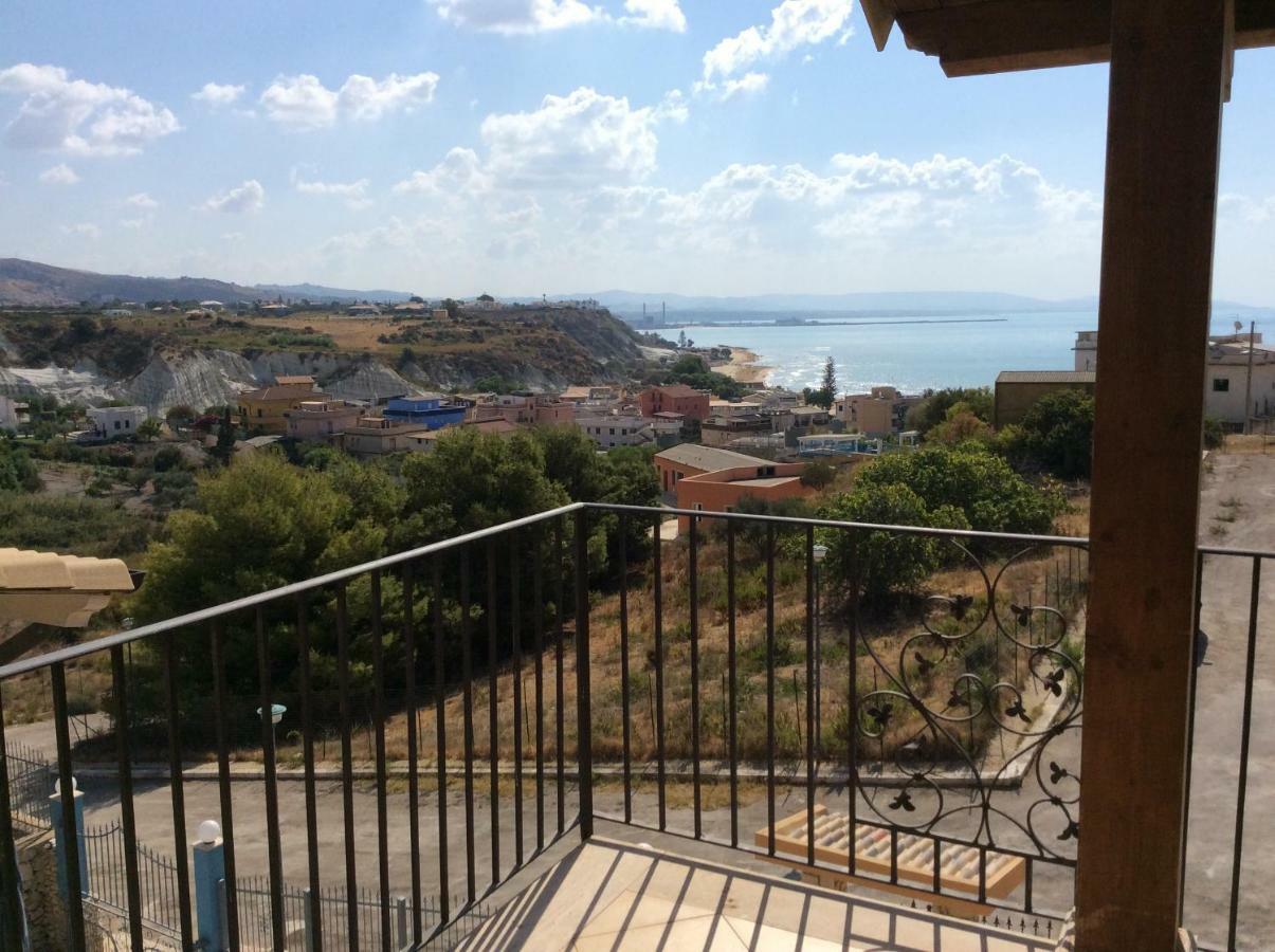 Nuovo Apt In Villa Full Optional Con Piscina E Veranda Vista Mare A 500 Mt Dalla Spiaggia Della Scala Realmonte Dış mekan fotoğraf